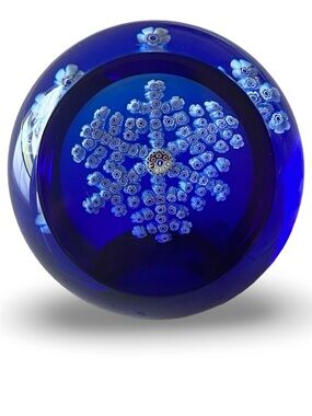 Caithness Glass 'Millennium Snowflake' Paperweight by Colin Terris  292/500